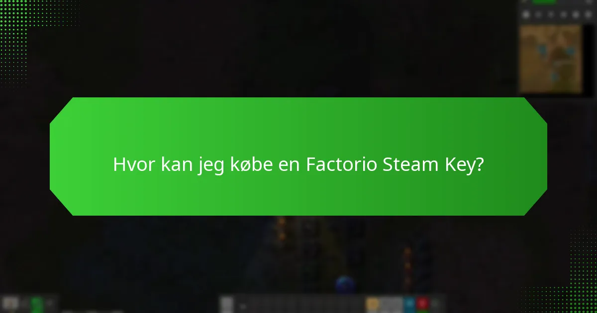 Hvor kan jeg købe en Factorio Steam Key?